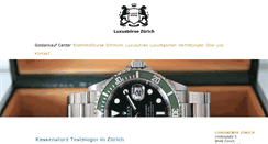 Desktop Screenshot of luxusboerse.ch